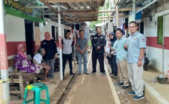 Menjaga Hak Pilih Bawaslu Banten Terjun ke HUNTARA (Hunian Sementara) Korban Dampak Tsunami 2018