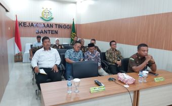 Bawaslu Banten Hadiri Video Conference Kejaksaan Agung terkait persiapan Sentra Gakkumdu