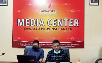 Perkuat Koordinasi, Bawaslu Banten ikuti Rakor Penyelesaian Sengketa online se Indonesia