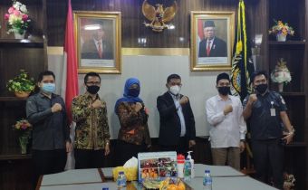 Bawaslu Provinsi Banten Hadiri Kunjungan Kelembagaan di DPRD Provinsi Banten