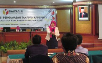 Membersamai Panwascam se-Kabupaten Serang, Nuryati : Pelaksanaan Kampanye ditengah Pandemi Memiliki Tantangan Tersendiri