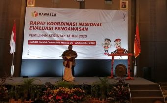 Bawaslu Provinsi Banten Hadiri Rakornas Evaluasi Pengawasann Pemilihan Serentak Tahun 2020