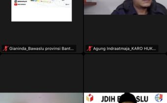 Bawaslu Banten Hadiri Rakor Bimbingan JDIH