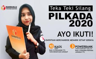 Bawaslu Banten luncurkan game TTS pilkada 2020, Ayo ikuti!