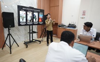 menggelar pelatihan fotografi dan videografi bagi jajaran kehumasan se-Provinsi Banten di Kantor Bawaslu Provinsi Banten, Rabu (15/04/2026).