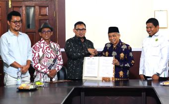 Perkuat Pengawasan Partisipatif, Bawaslu Provinsi Banten Teken MoU dengan Kanwil Kemenag Banten