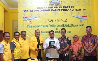 Bawaslu Provinsi Banten dan Golkar Bahas Kesiapan Hadapi Perubahan Sistem Pemilu