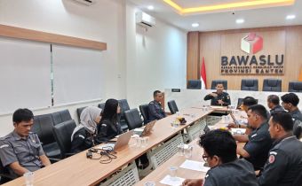 Bawaslu Provinsi Banten Perkuat Tata Kerja Bagian Pengawasan dan Humas